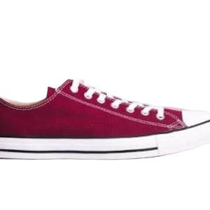 CONVERSE All Star Sneakers Ox Maroon/Pink Girls Size 6